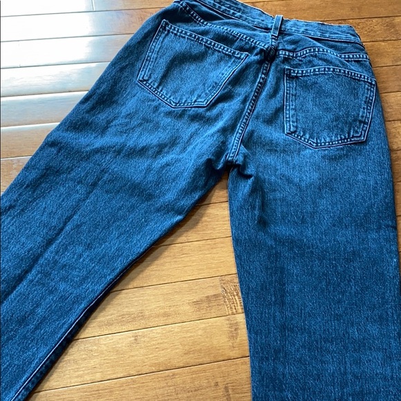 High rise boyfriend ankle black denim - Picture 3 of 4